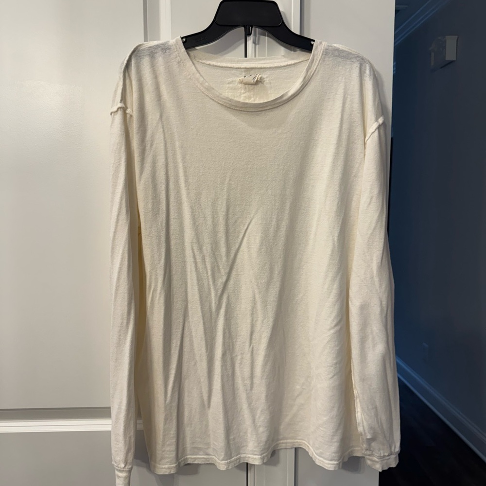 We The Free Cream Long Sleeve Top